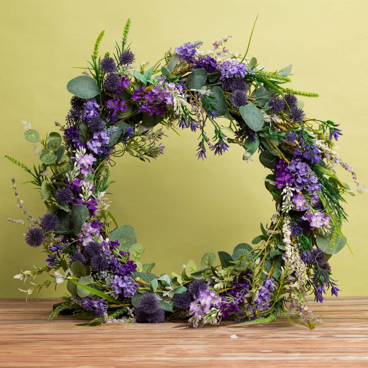 Lavender & Catmint Spring Wreath