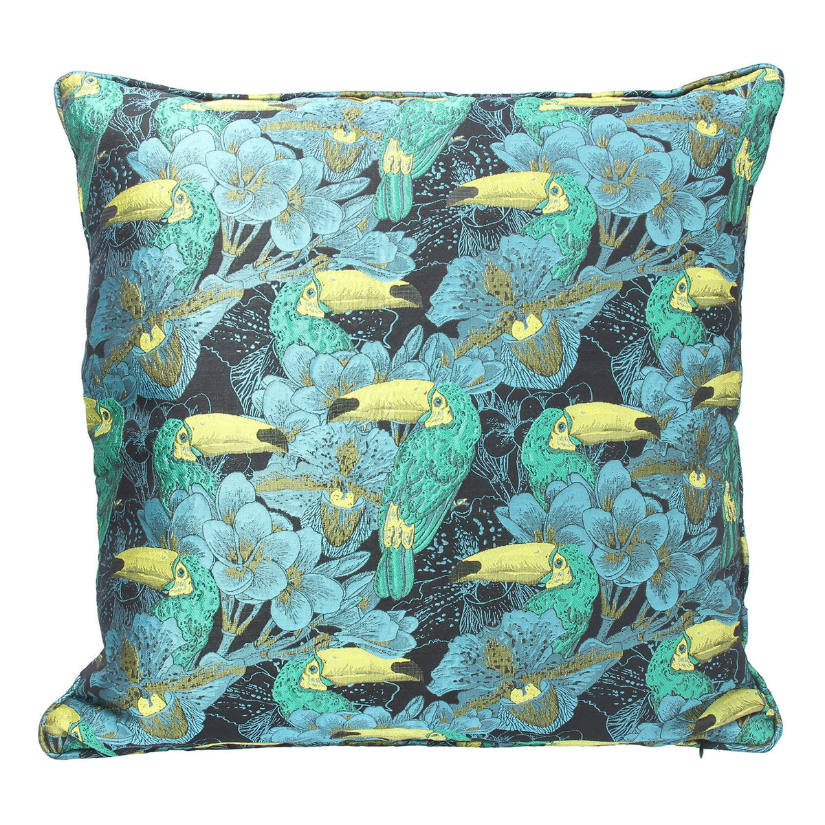 Gisela Graham Toucan Jacquard Cushion