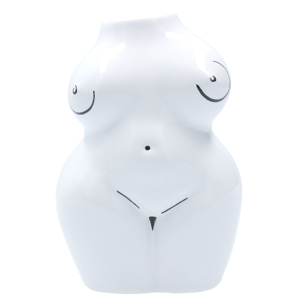 Ceramic Mini Curvy Nude Decorative Vase