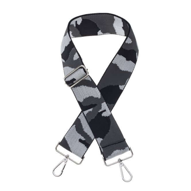 Grey Camouflage Bag Strap