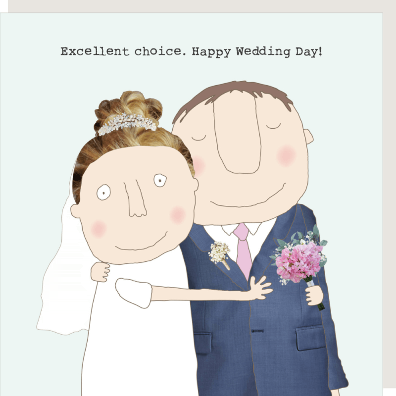 Excellent Choice Wedding Card by Rosie Made a Thing
