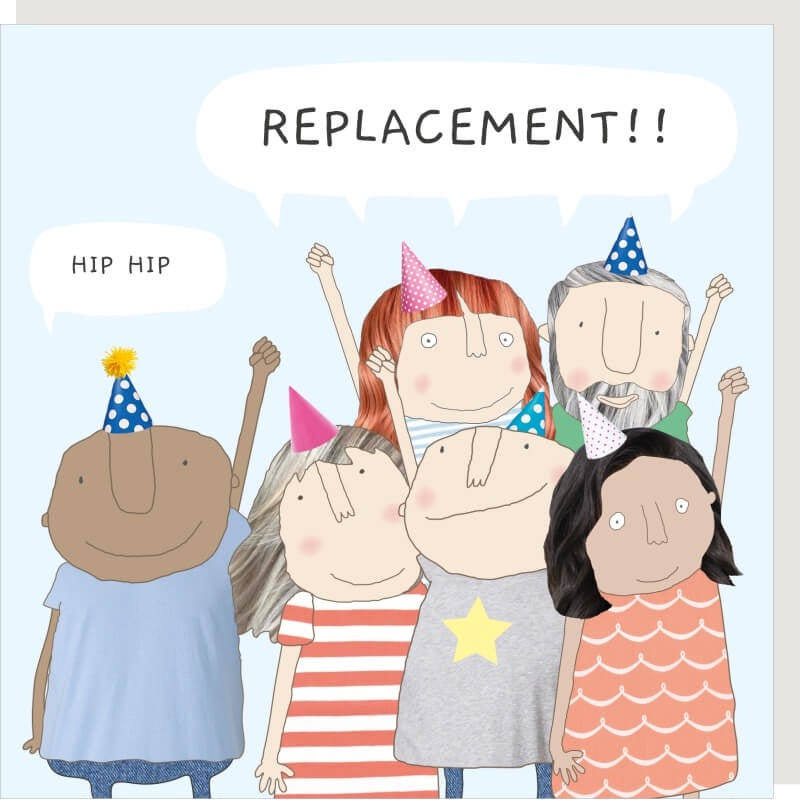 Hip Replacement Birthday Card | Rosie Made a Thing