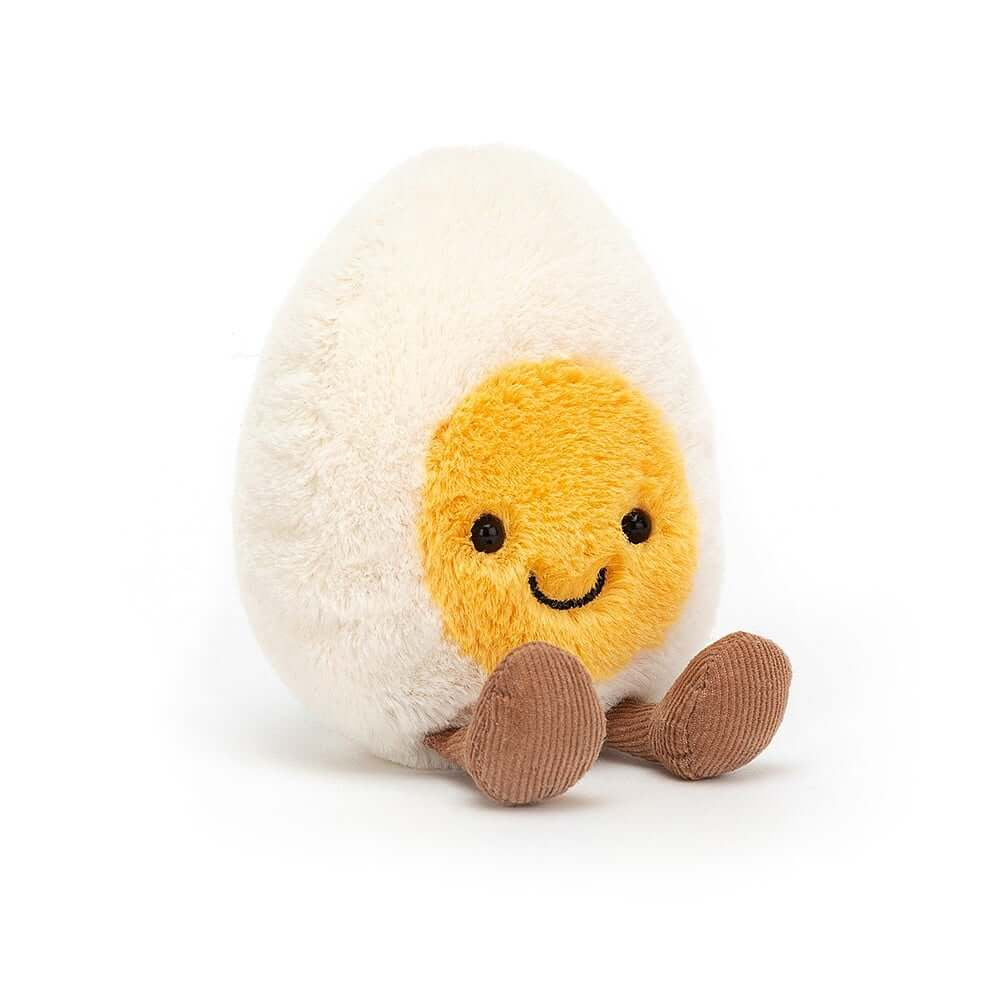 Jellycat Amusable Happy Boiled Egg soft toy at Under the Sun Southend stockist shop