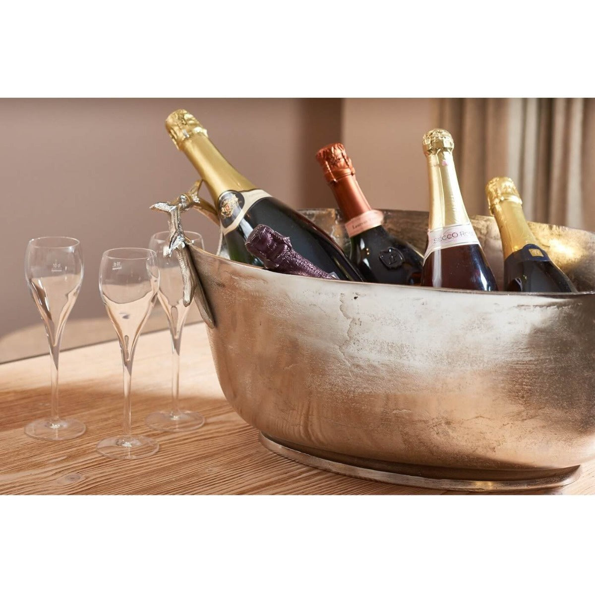 XL Cast Aluminium Champagne Cooler