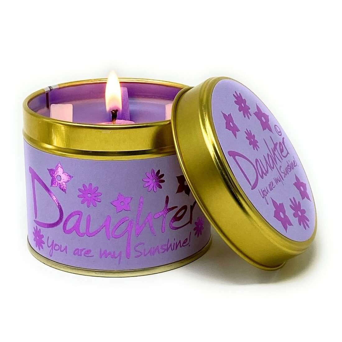 Lily-Flame Candle Tin | Daughter