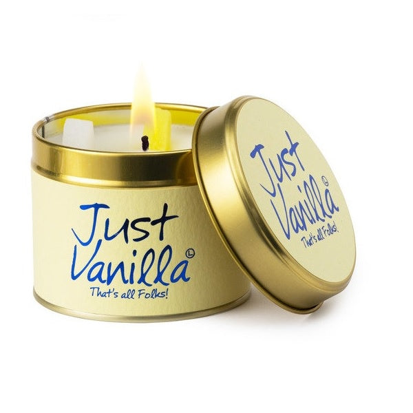 Lily-Flame Candle Tin | Just Vanilla