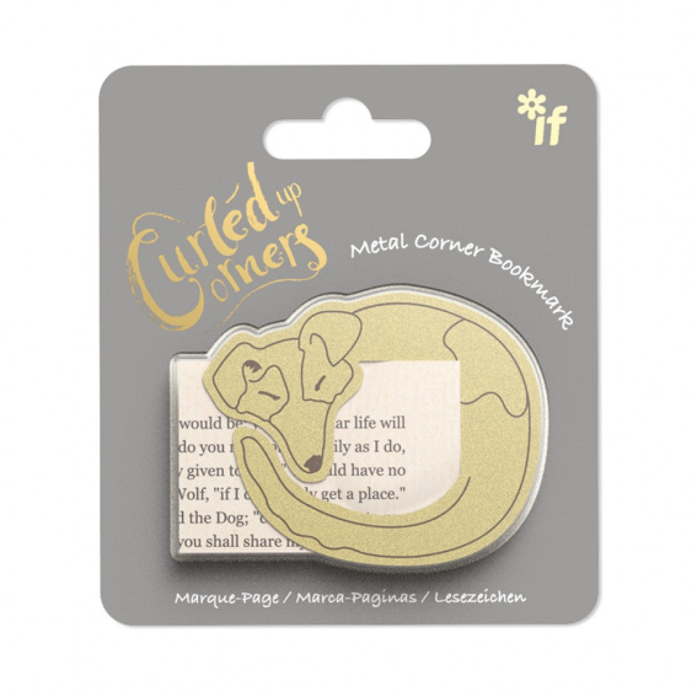 Curled Up Corners Bookmark | Drowsy Dog