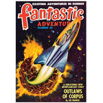 Outlaws of Corpus | Retro Sci-Fi Poster