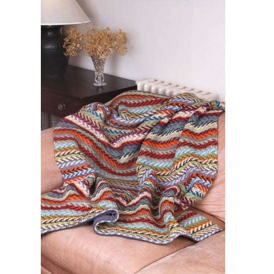 Pachamama Santa Fe Wool & Fleece Throw