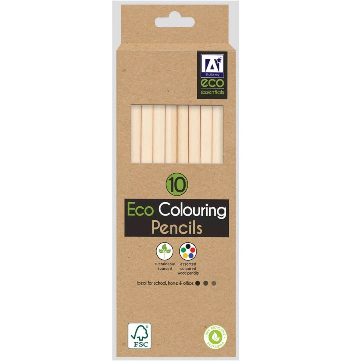 Eco Colouring Pencils Pack of 10