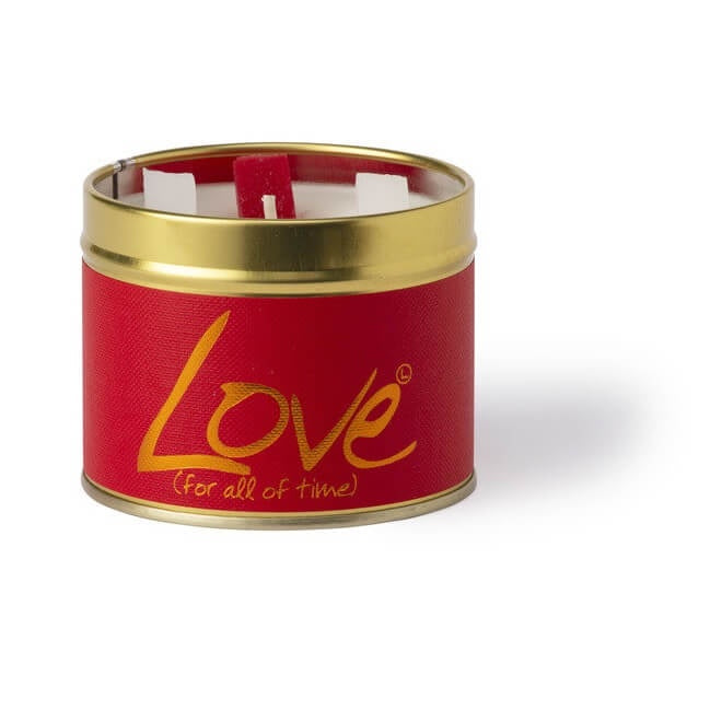 Lily-Flame Candle Tin- Love