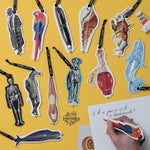 Eclectionery Flat Bookmark Pen 24 Varieties