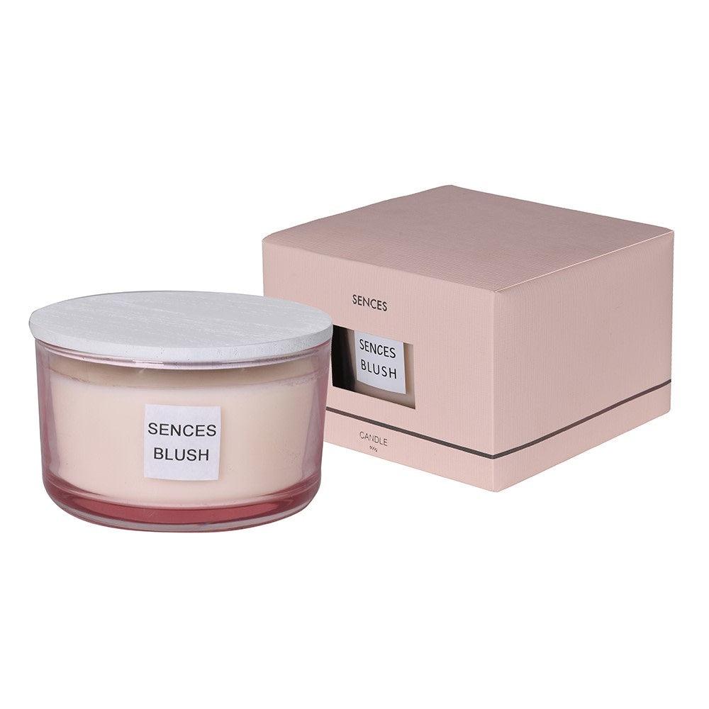 Senses Blush Lidded Candle