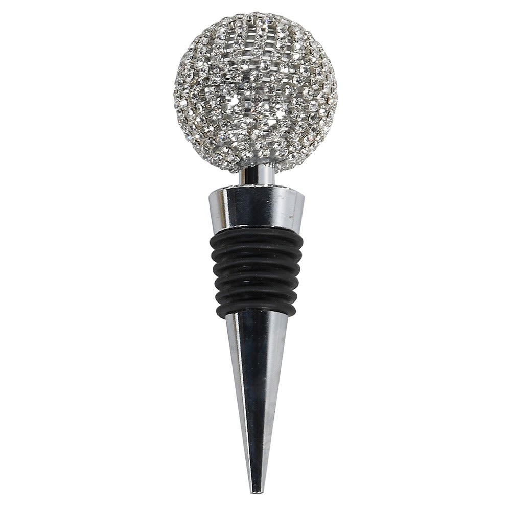 Silver Diamante Bottle Stopper at Under the Sun Southend shop