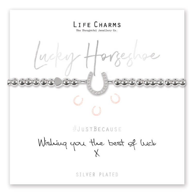 Lucky Horseshoe Life Charms Bracelet