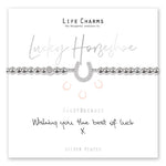 Lucky Horseshoe Life Charms Bracelet