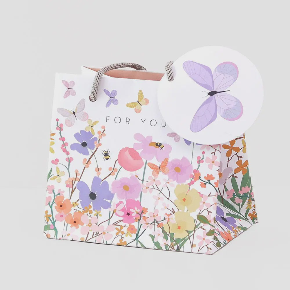 Gift Bag Floral Bees & Butterflies | Small
