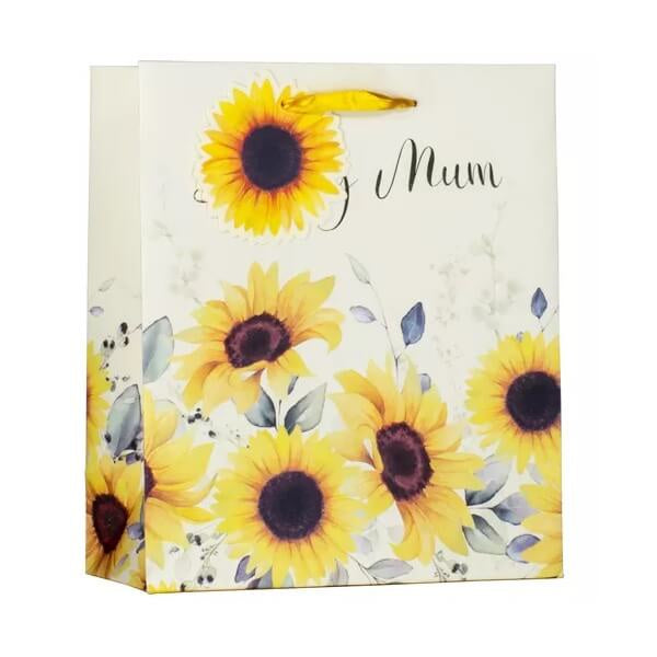 Gift Bag Mothers Day Sunflowers | Medium