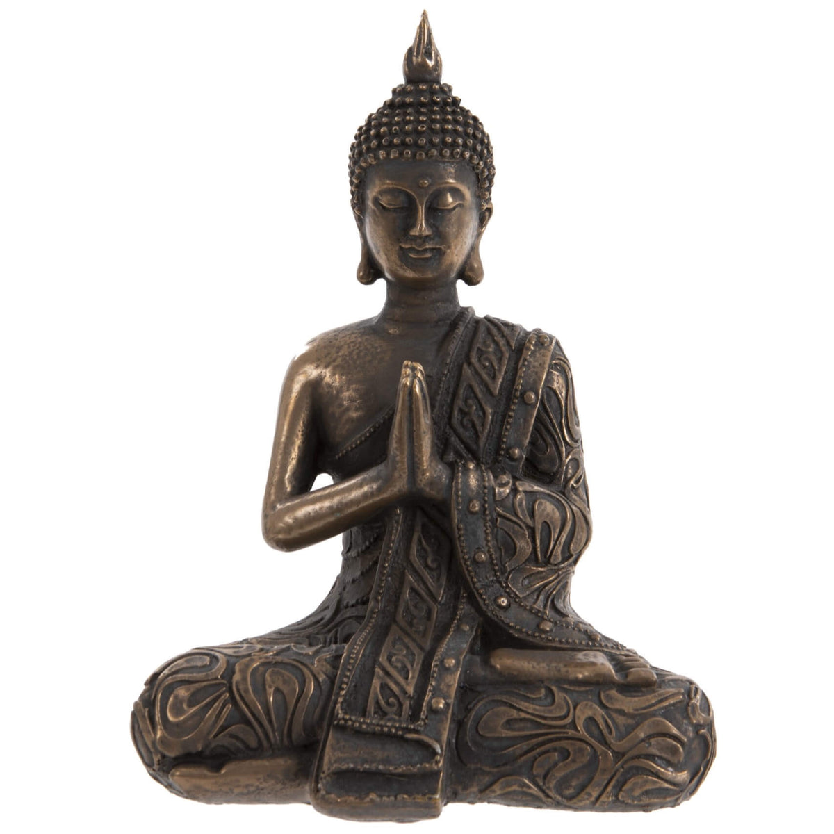 Cold Cast Bronze Meditating Buddha