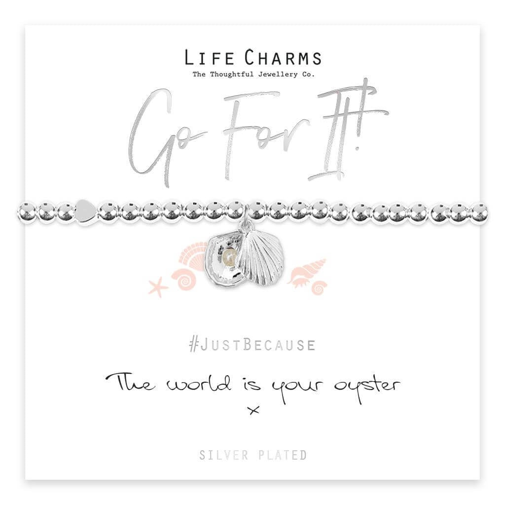 The world is your oyster Life Charms bracelet at Under the Sun Southend stockist shop
