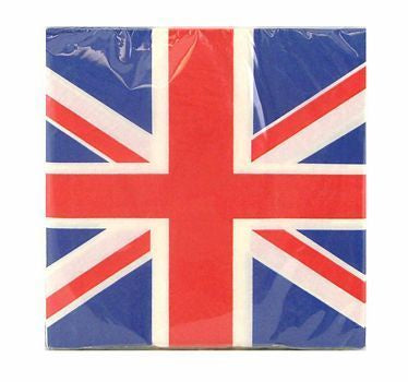 Union Jack Napkins 12pk 33cm