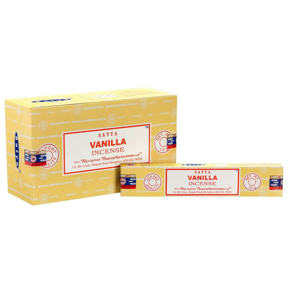 Vanilla Satya Incense Sticks 15g Sai Baba