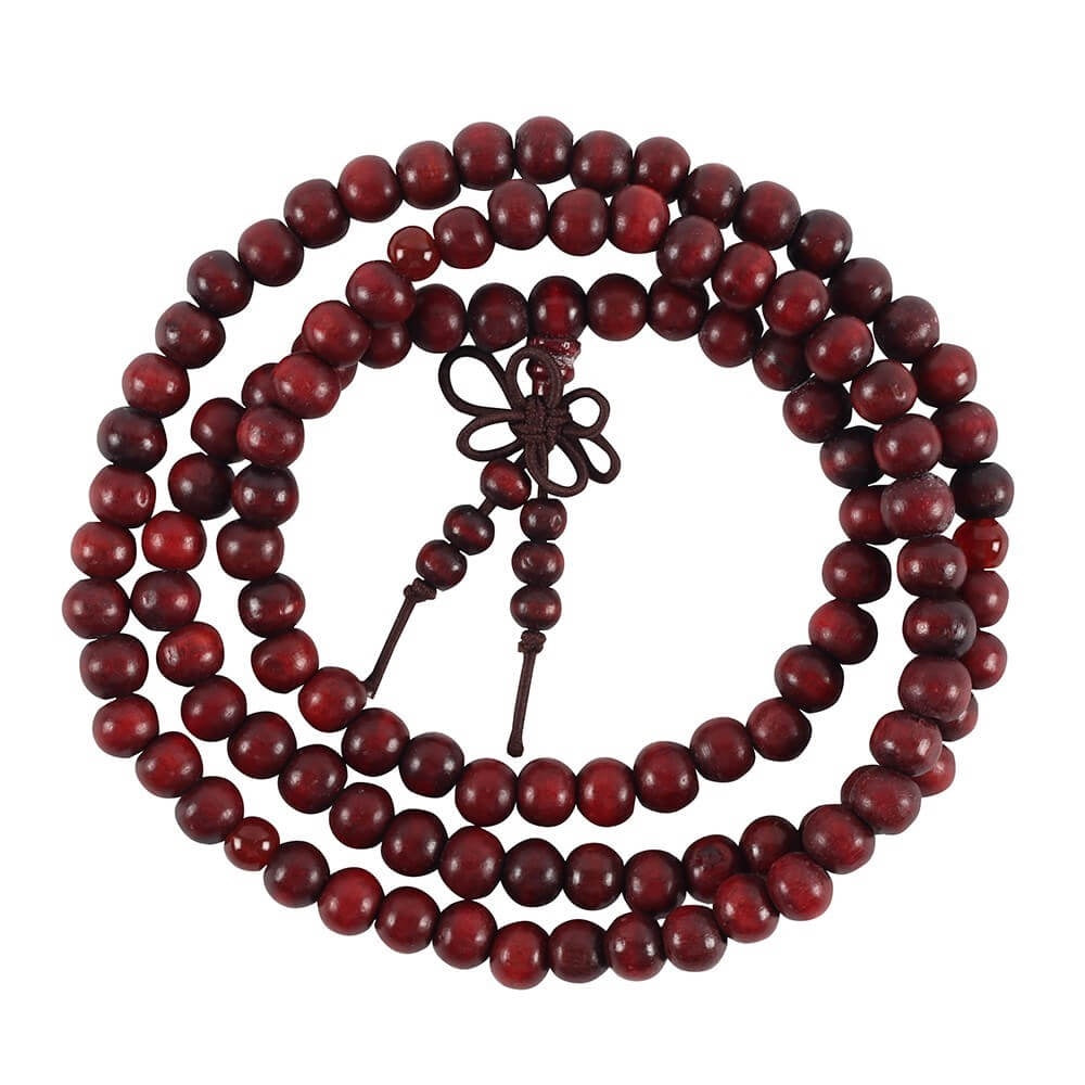 Wooden Mallah Meditation Beads. L35cm