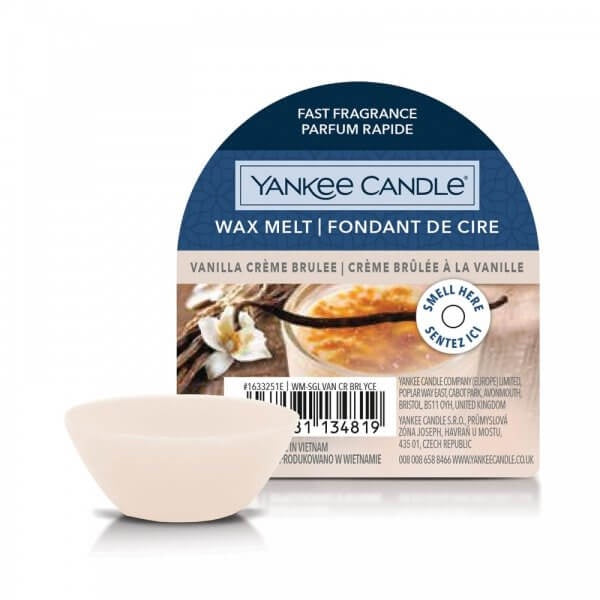 Yankee Wax Melt | Vanilla Creme Brulee